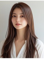 ピーチ バイ ニューヨークニューヨーク(a Peach by NYNY)&nbsp;20代30代40代髪質改善カラーアッシュベージュ艶感ストレート