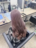 アジールヘア 赤羽駅南口店(agir hair)&nbsp;透明感ラベンダーグレージュ×韓国風ヨシンモリ巻き