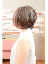 ヒノワ ヘアデザイン(HINOWA)&nbsp;大人カジュアル前下がりショートボブ