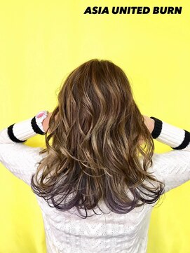 エイジア ユナイテッド バーン(ASIA UNITED BURN) ◆ASIA◆ ハイライト × インナーPURPLE