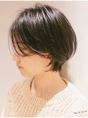 大人かわいい前下がりマニッシュショート１【CICATA関口】