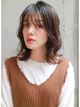 ダヴィン 中目黒(DaVin) 【DaVin中目黒】外ハネ毛先パーマ　ことりベージュ