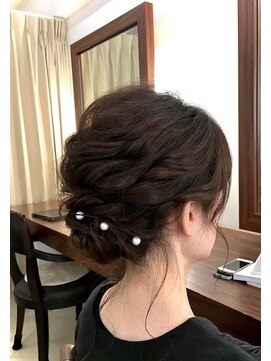 メイクアップノーブル(Make up NOBLE) 定番ざっくりアップスタイル*