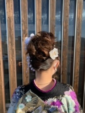 ラスティー(hair collection Rusty) 成人式アップスタイル