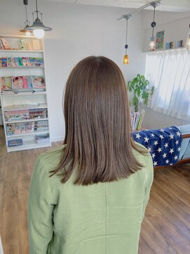 リマイル(remile) 赤味を消した切りっぱなしミディアム