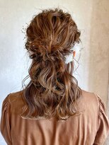 Belle BIANCA ハーフアップ 結婚式ヘア ドレスヘア  by TOMOE