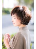 ショートバング　マッシュボブ　20代　30代　40代　50代
