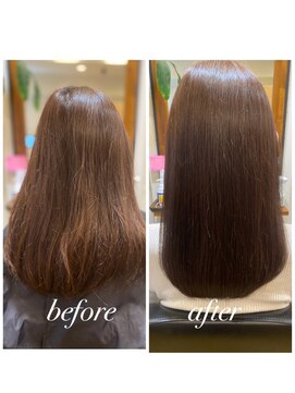 リプク(Rip-Ku18) 【箕面】ノンアイロン弱酸性縮毛矯正