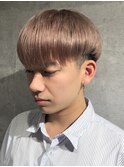 ピンクベージュナチュラルマッシュ