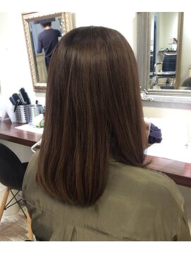 カラーラバー 日吉(color lover) さらつやストレート/艶感/栗色/ミルクチョコレート/20代30代40代