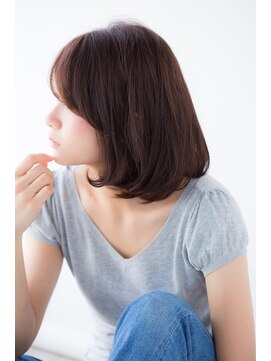 ラフ フロム ガーデン(Laf from GARDEN) 【Laf 岡本聡美】柔らかいナチュラルボブ／チョコレートカラー