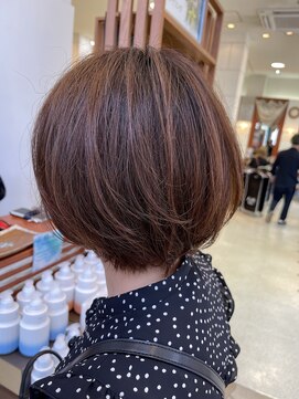 エイムコーゾー美容室(AiM KOZO) 丸みショートボブ/Ju