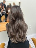 ダブルカラーケアブリーチハイライトバレイヤージュ白髪染め