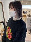 イヤリングカラー/外ハネボブ