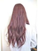 ヘアーデザイナーズサロン エイダ 筑紫野店(hair designers salon A.DA) ピンクベージュカラー