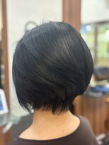 シーズンプラス(SEASON PLUS) 絶壁解消/ひし形/大人可愛い/斜めバング/30代40代/ミセスヘア13C