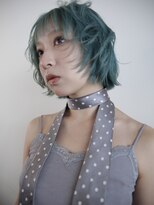 キャロルガーデンズ ボコカ 表参道(Carroll Gardens bococa)&nbsp;ペールグリーン、ペールブルー、ボブ