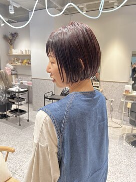 ゼストソエル(ZEST soell) ナチュラルアンブレラカラー　ボブ