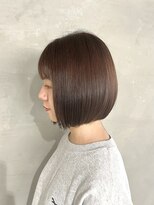 サムシング(Something.)&nbsp;大人可愛いボブ_マロンブラウン