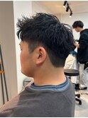 メンズショート/アップバング/メンズパーマ/千葉駅/保立