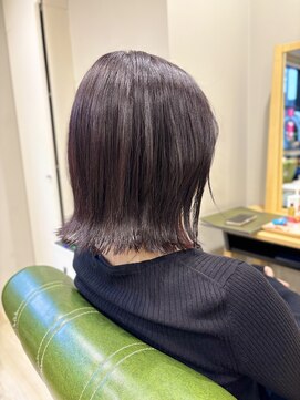 ヘアサロン ナノ(hair salon nano) ひし形ボブ/ショート/ピンクカラー/インナーカラー