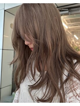 ノラ シブヤ(NORA) ベージュグレージュハイトーンケアブリーチカラー