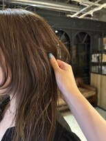 ノラ ヘアーサロン(NORA HAIR SALON) 赤み消しカラーブラウンベージュブリーチなしダブルカラー