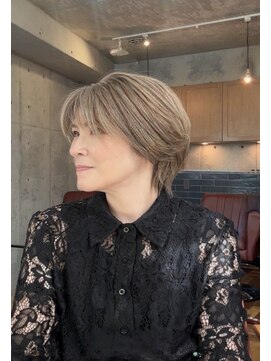 ピュアソウル(Pure Soul) 小顔似合わせ★白髪を楽しむ立体ショートヘア