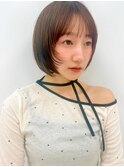 フェイスレイヤー/顔周りカット/ボブ/Minori