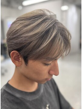 バース 梅田中崎町店(BIRTH) メンズハイライトバレイヤージュメッシュ