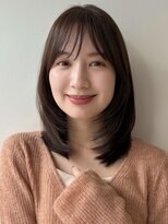 ガーデン 銀座(GARDEN)&nbsp;ミディアムレイヤー/ワンカール/ハッシュカット/マロンベージュ