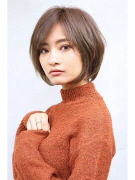 フラット 中山店(flat) 似合わせカット/アースカラー/くびれヘア/地毛風カラー[中山駅]