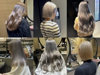 クロワ ドゥ(croix deux)の写真/ブリーチ・デザインカラーに特化◎理想の色味も艶髪も諦めない!!透明感と柔らかさが出るトレンドカラー★
