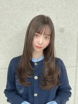 サイ(PSY)&nbsp;レイヤーカット／オリーブグレージュ/毛先ワンカール/池袋