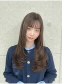 レイヤーカット/オリーブグレージュ/毛先ワンカール/池袋
