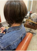前下がりショートボブ