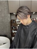 ハイライトカラーミルクティーベージュケアブリーチダブルカラー