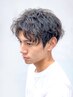 【メンズ限定】カット+眉毛カット+シャンプー+スタイリング  ￥4200