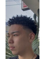 タイドヘア 茨木店(TIDE HAIR)&nbsp;スパイキーアフロ