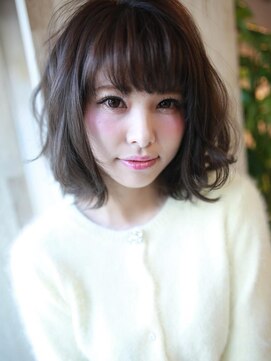 アグ ヘアー フラワー 葛西店(Agu hair flower) ☆小顔ゆるふわミディアム☆