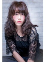 ヘアーアートシフォン 池袋西口店(Hair art chiffon)&nbsp;デジタルパーマ×バレイヤージュでクラシカルノーブルロブ