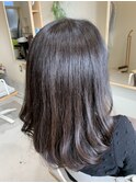 【大人可愛い】ロブヘア つや髪ストレート ノンジアミンカラー