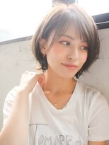 20代 30代 小顔 前髪 くびれ イメチェン ラベンダーカラー 黒髪