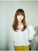 ふんわりバングのナチュラルストレート【古淵/相模原/町田】