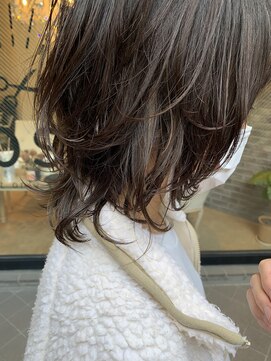 ショートオンリーサロントス(short only salon TOSS) シークレットハイライトウルフショート