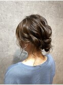 ヘアセット/ヘアアレンジ/ヘアメイク/ハーフアップ/前髪カット