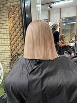 ラフ 難波店(LAFF)&nbsp;#黒髪#ボブルフ#ネビージュ#小顔#ワンレン