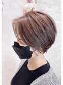 30代40代50代大人かわいい オフィス ショートスタイル
