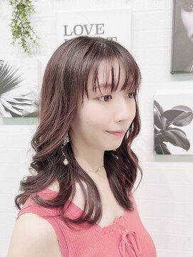 ドライブアンドビジョン 池袋(Drive&Vision) ハッシュカットフルバング 似合わせカットレッドブラウン*