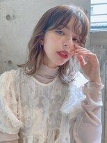 ルービック 京橋(Rubik's)&nbsp;セクションカラー/イヤリングカラー/外ハネニュアンスボブ